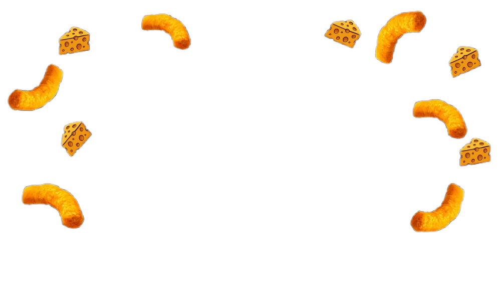background image with cheese and curls